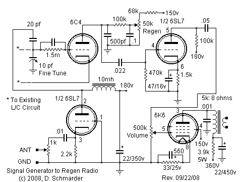 2008 Eico Signal Generator Conversion Updated Schematic