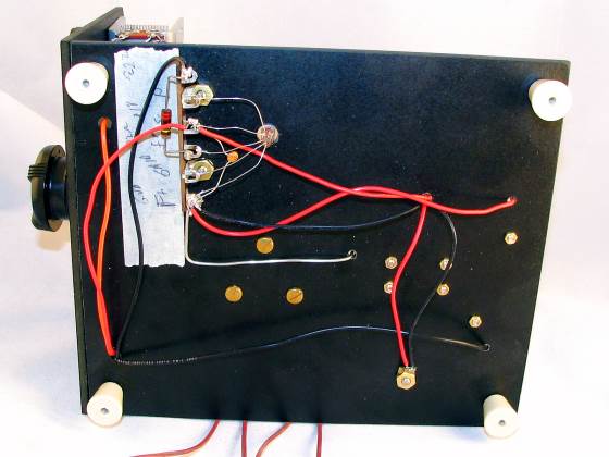 Loop Radio, bottom wiring view.