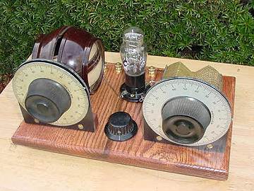 Dave's Homemade Breadboard Radio, Front View