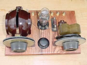 Dave's Homemade Breadboard Radio, Top View