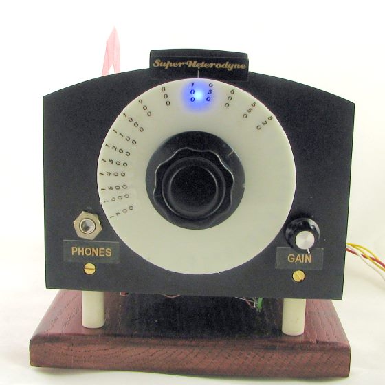 Dave's Homemade Superhet Radio, Blue LED