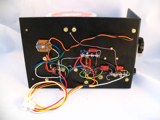Dave's Homemade Superhet Radio, bottom view