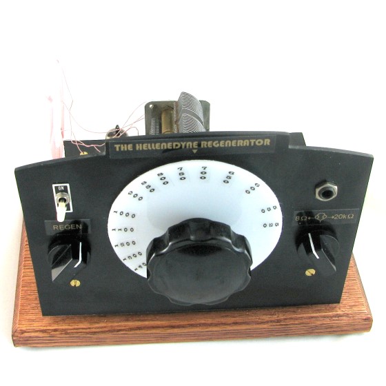 The Hellenedyne Regenerator, top front view