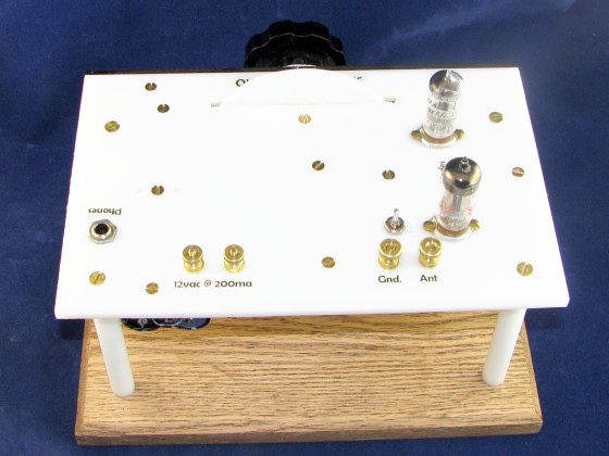 Schmarder's Grounded Grid Regenerator - Back Top View