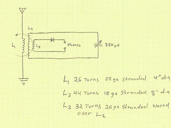 William Clarke's crystal radio
