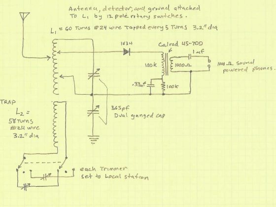 William Clarke's crystal radio