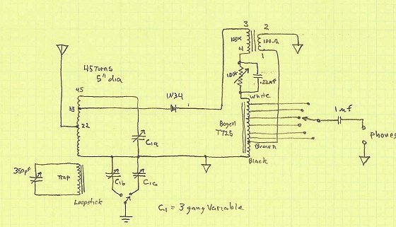 William Clarke's crystal radio