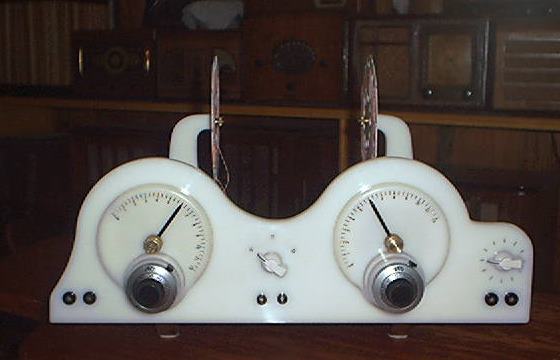 Charles Spencer's homemade crystal radio
