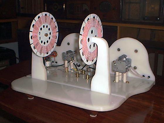 Charles Spencer's homemade crystal radio