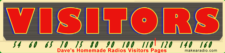 Dave's Homemade Radios Visitors Pages