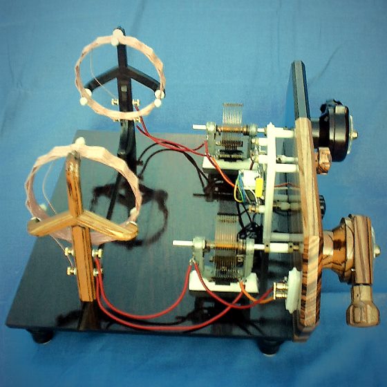 Charles Spencer's homemade crystal radio