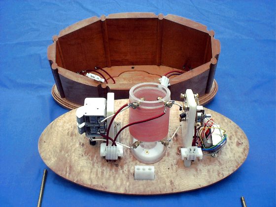 Charles Spencer's homemade crystal radio