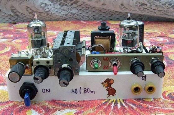 Jara's Regenodyne tube radio