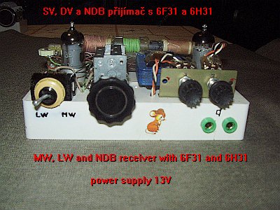 Jara's Two Tube, MW, LW, NDB, 12 volt Radio