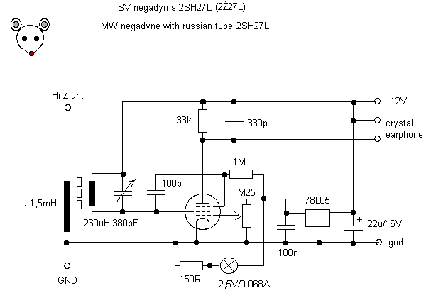 Jara's Negadyn tube radio