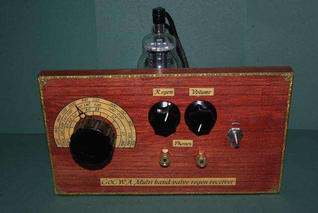 One Valve 1625 Regenerative Receiver