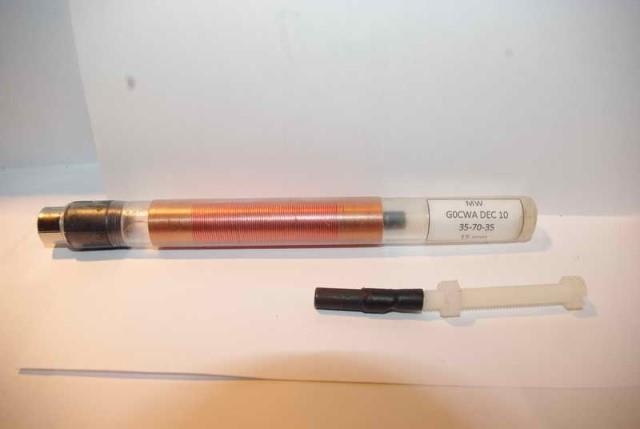 Nick's Homemade Crystal Set - Long Wave Coil Detail View