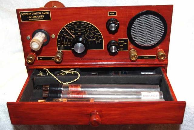 Nick's Homemade Crystal Set - Coil Storage