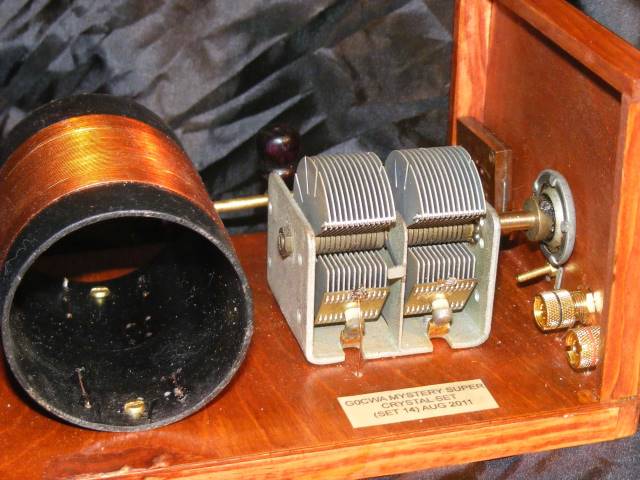 G0CWA Mystery Super Crystal Radio, Side View