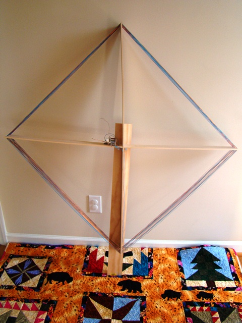 Kevin's &Uuml;berdyne Crystal Radio Loop Antenna