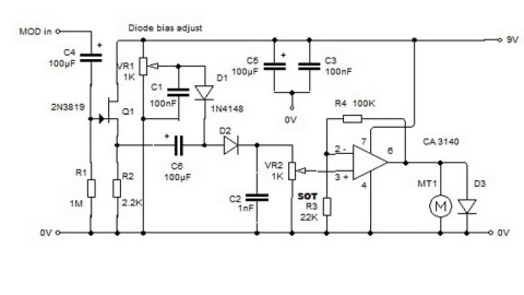 G0CWA RF Signal Generator Amplifier Schematic