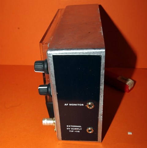 RF Millivoltmeter Project, side view