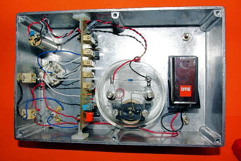 RF Millivoltmeter Project, inside view