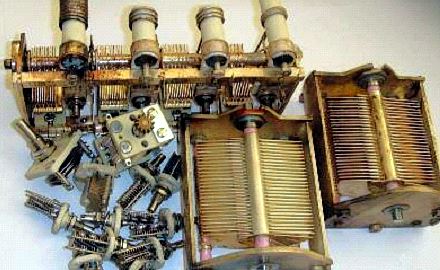 Variable capacitor collection for a crystal radio build