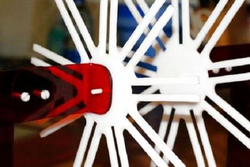 Crystal Radio Spider Coil Detail