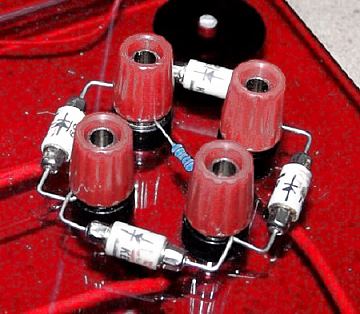 Crystal radio diode ring detector